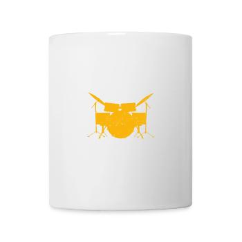 Drumer Schlagzeuger Trommel Drums Geschenk - Tasse - Weiß - Vorne