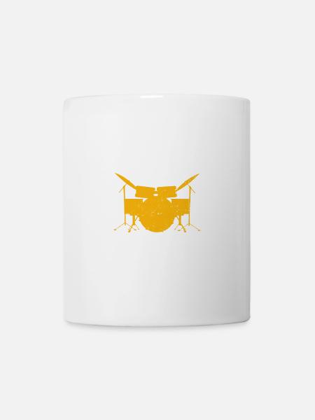 Drumer Schlagzeuger Trommel Drums Geschenk - Tasse - Weiß