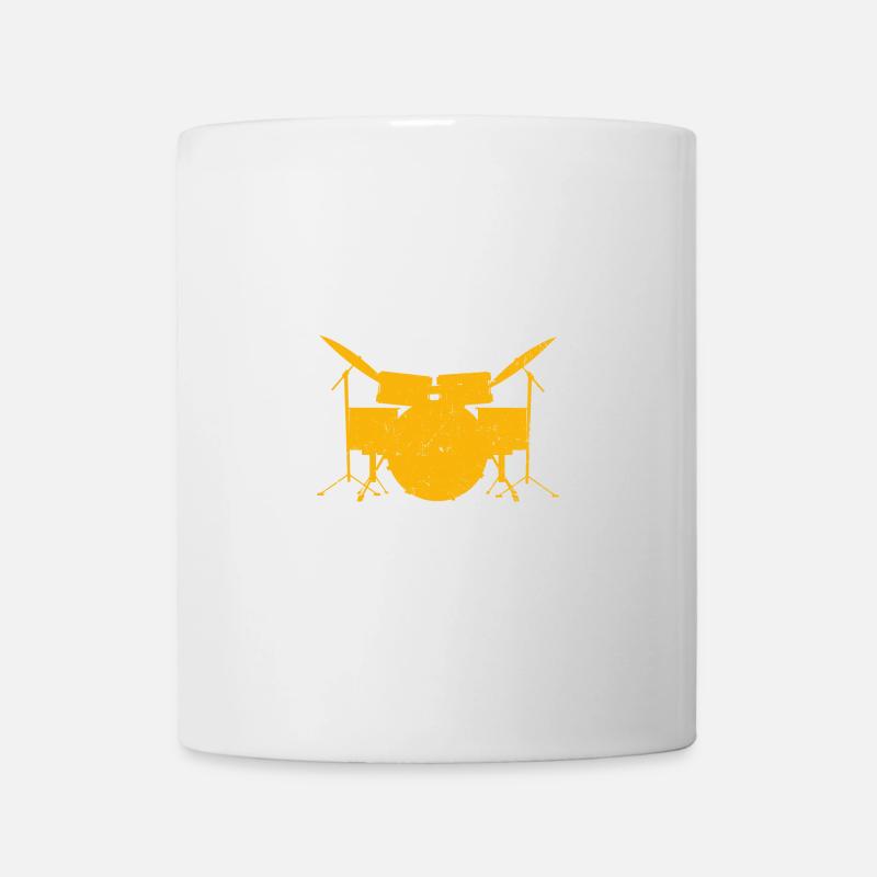 Drumer Schlagzeuger Trommel Drums Geschenk - Tasse - Weiß