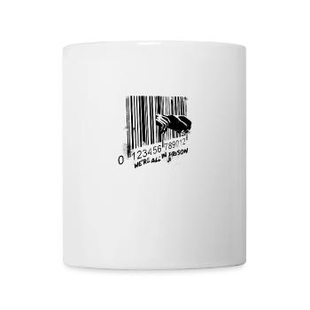 We are all in Prison Graffiti - Barcode Graffiti - Tasse - Weiß - Vorne