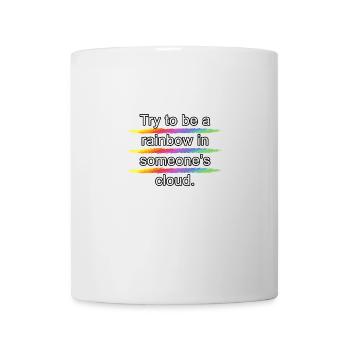 Arc-en-ciel - Mug blanc - blanc - Devant