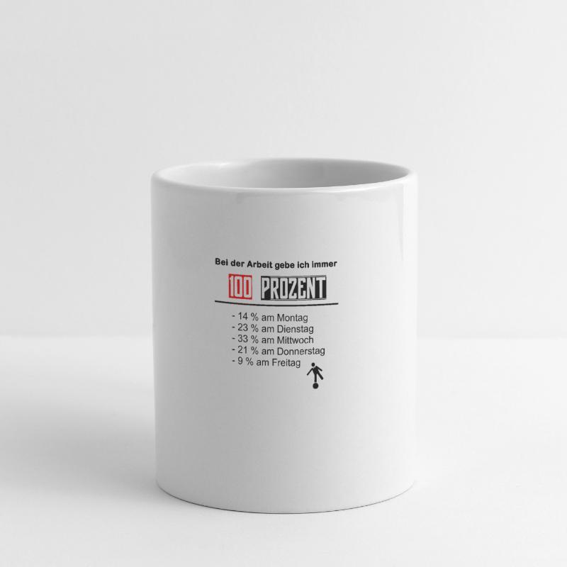 Work 100% fun work performance weekend Mug