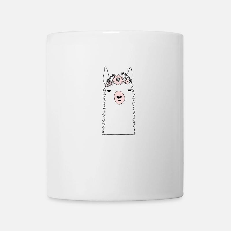 Chilliges Lama - Tasse - Weiß