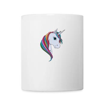 lorey.w "little unicorn", girl, schoolchild - Mug - white - Front