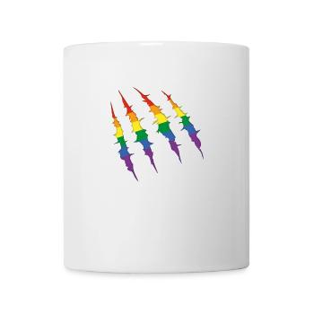 lgbt scratch - Mug - white - Front