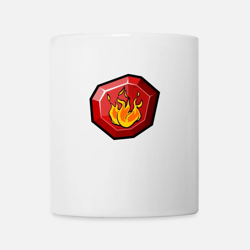 Element Feuer - Tasse - Weiß