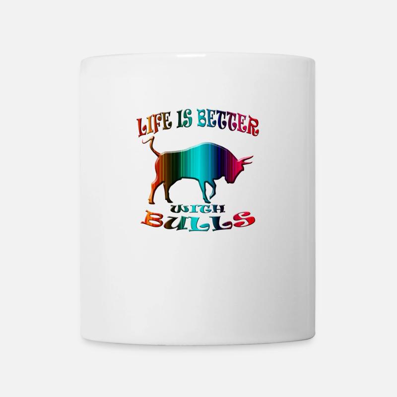 Taureau - Mug blanc - blanc
