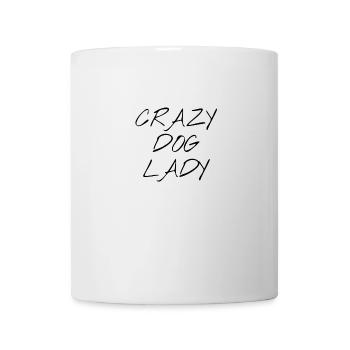 Dame de chien folle - Mug blanc - blanc - Devant