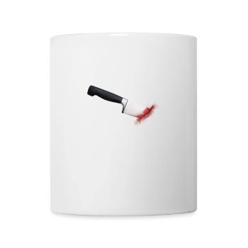 coup de couteau - Mug blanc - blanc - Devant