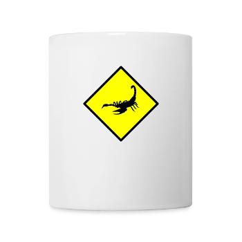 Scorpion - Mug blanc - blanc - Devant