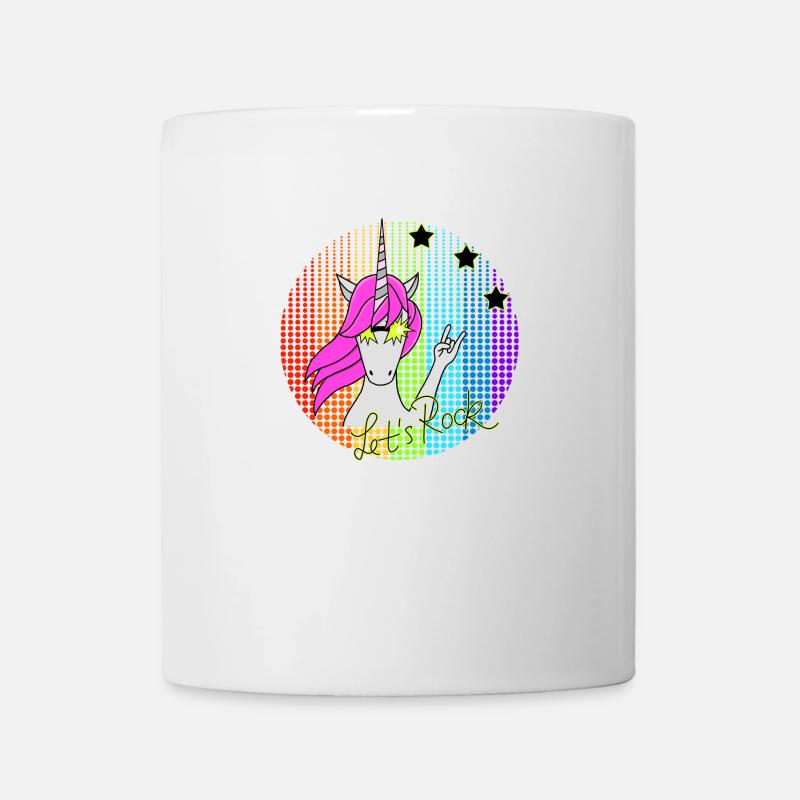 Let´s Rock Einhorn - Tasse - Weiß