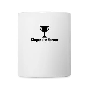 Vainqueur des cœurs | Idée de cadeau idée - Mug blanc - blanc - Devant