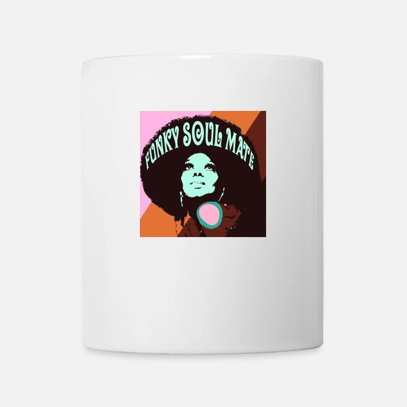 funky soulmate - Tasse - Weiß