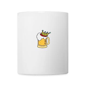 Bier Party Bierkönig - Tasse - Weiß - Vorne