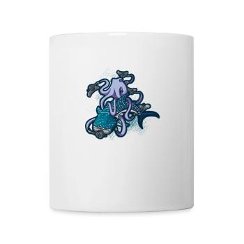 Tauchen Walhai Diving Octopus Geschenk - Tasse - Weiß - Vorne