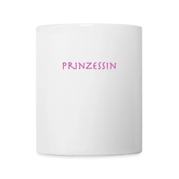 Prinzessin - Tasse - Weiß - Vorne