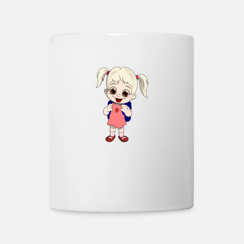 lorey.w "Schulmädchen" - Tasse - Weiß
