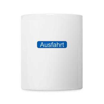 Exit sign - Mug - white - Front
