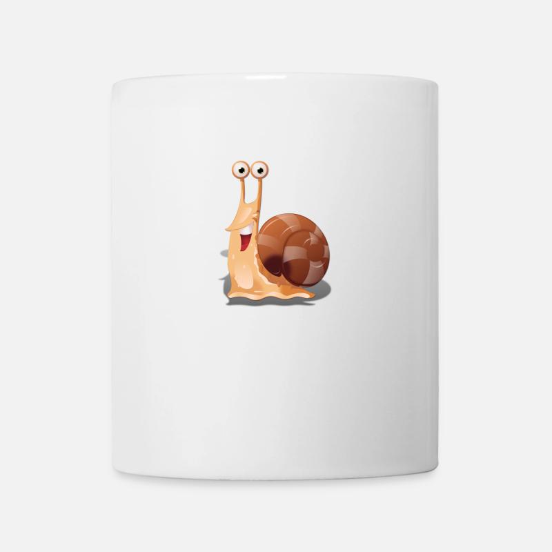 Snail small sweet cute - Mug - white