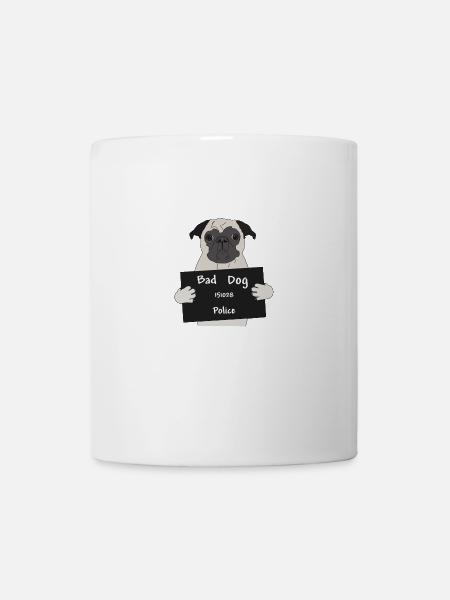 cadeau de chien chien de bain chien - Mug blanc - blanc