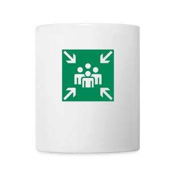 Collection point sign logo - Mug - white - Front