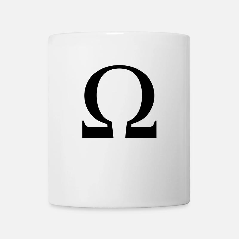 oméga - Mug blanc - blanc