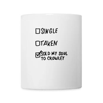 Sold my soul to Crowley / Soul sold to Crowley - Mug - white - Front