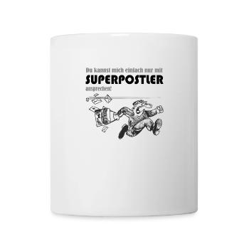 SUPERPOSTLER PostMan Mail Deliveryman Postman - Mug - white - Front