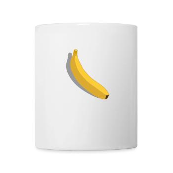 banane - Mug blanc - blanc - Devant