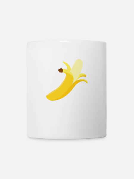 Banane - Tasse - Weiß