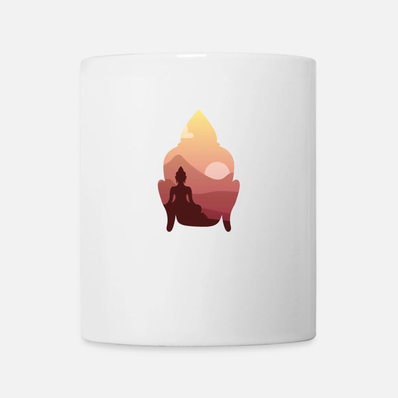 Buddha Shiva Kopf - Tasse - Weiß