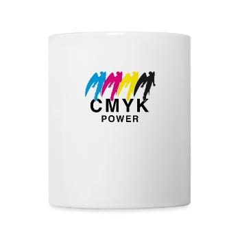 CMYK superheroes - Mug - white - Front