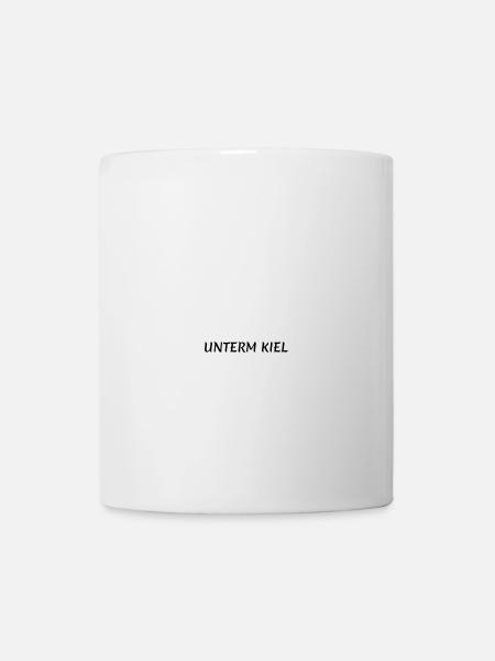 Handbreite Wasser Kiel Boot - Tasse - Weiß