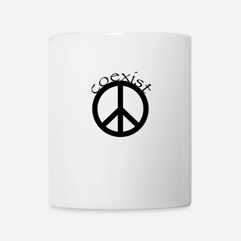 Coexist (Peace) - Tasse - Weiß