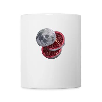 Der Granatapfel-Mond ! - Tasse - Weiß - Vorne