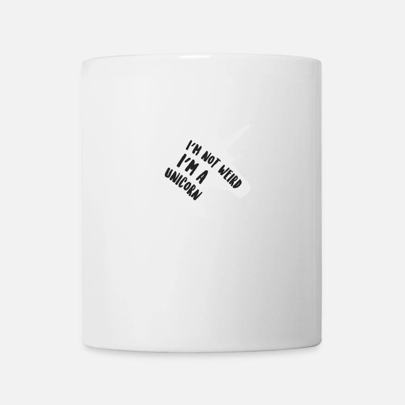 Je ne suis pas étrange, je suis une idée de cadeau Licorne Licorne - Mug blanc - blanc