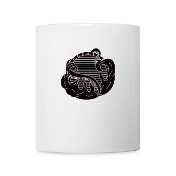 Waves Kraken Tattoo Gift Idea - Mug - white - Front
