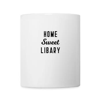 Home sweet libary library learn to study - Mug - white - Front