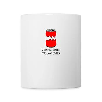 Verified Cola Tester - Funny Motive - Mug - white - Front