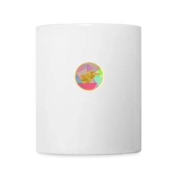 Vogel Kreis Neon Gold - Tasse - Weiß - Vorne