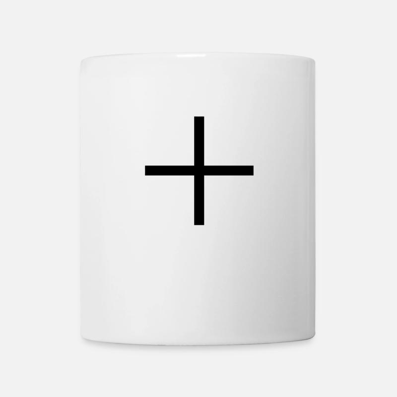 plus - Mug blanc - blanc