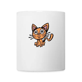 Katze Katzenfreund Haustier - Tasse - Weiß - Vorne