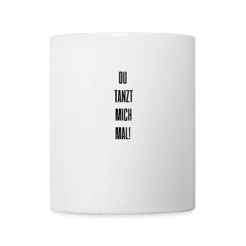 Tu danses une idée de cadeau - Mug blanc - blanc - Devant
