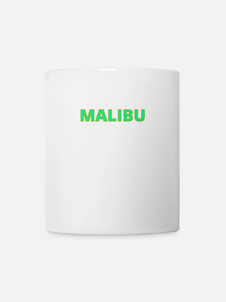 Malibu Geschenkidee - Tasse - Weiß