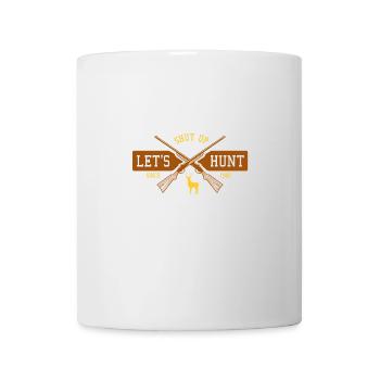 Cadeau chasse chasseur cadeau chasse chasseur chasseresse - Mug blanc - blanc - Devant