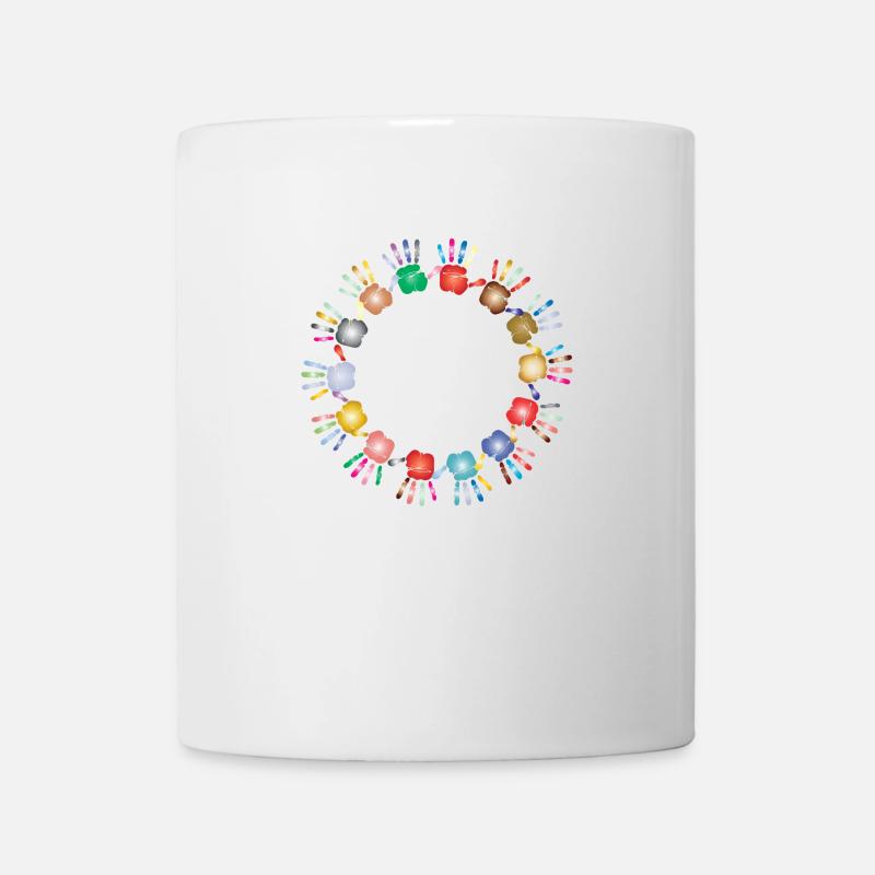 Hände - Tasse - Weiß
