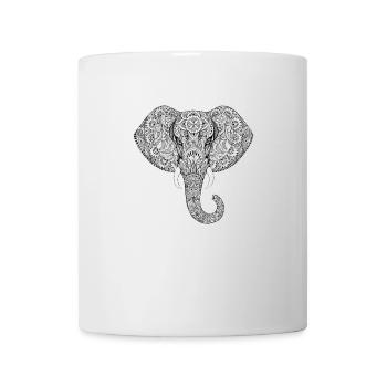 Elefant - Tasse - Weiß - Vorne