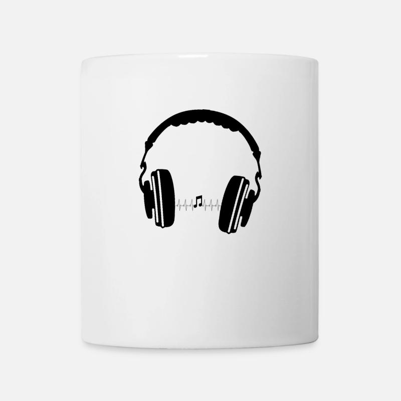 Nur die Musik geht durch deinen Kopf - Tasse - Weiß