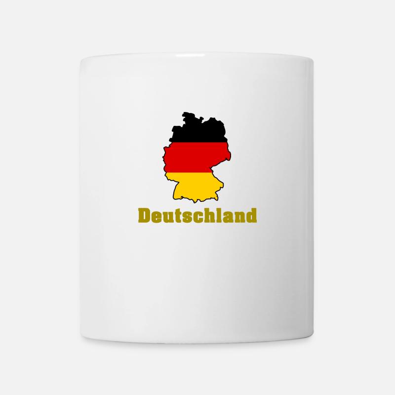Deutschland 1 - Tasse - Weiß