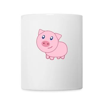 Ferkel - Tasse - Weiß - Vorne